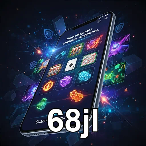Mobile player enjoying instant win games on 68jl